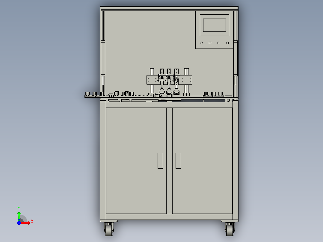 中宝磨牛设备前视图