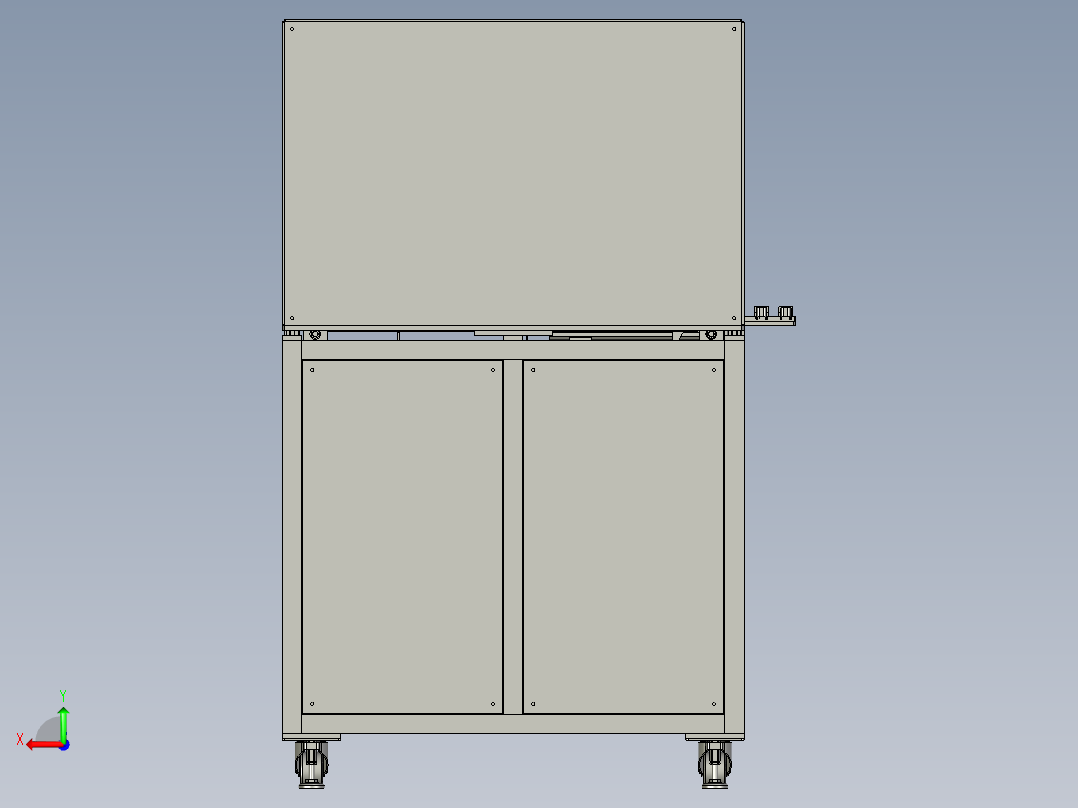 中宝磨牛设备后视图