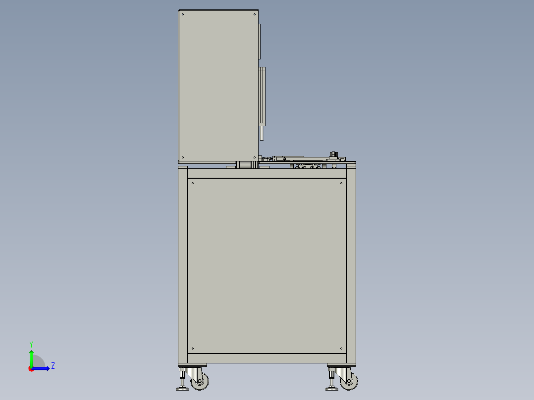 中宝磨牛设备左视图