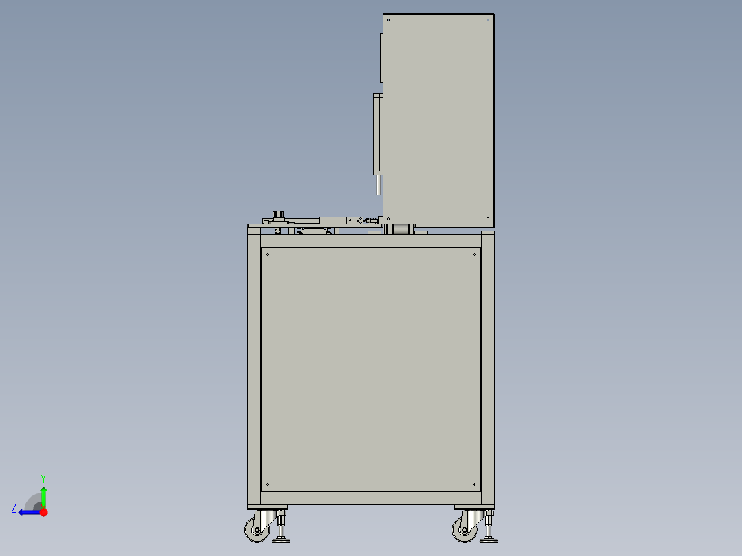 中宝磨牛设备右视图