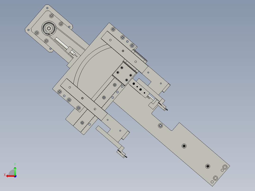 PCM-凸轮机构后视图