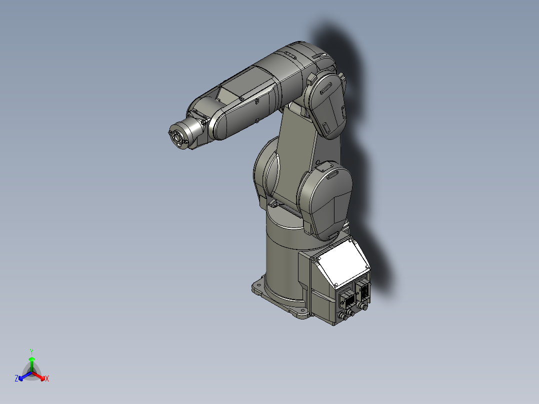 三菱机器人rv-4fl-sh正等轴测图