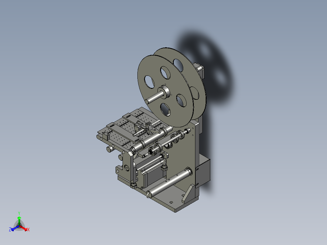 卷料组件主视图