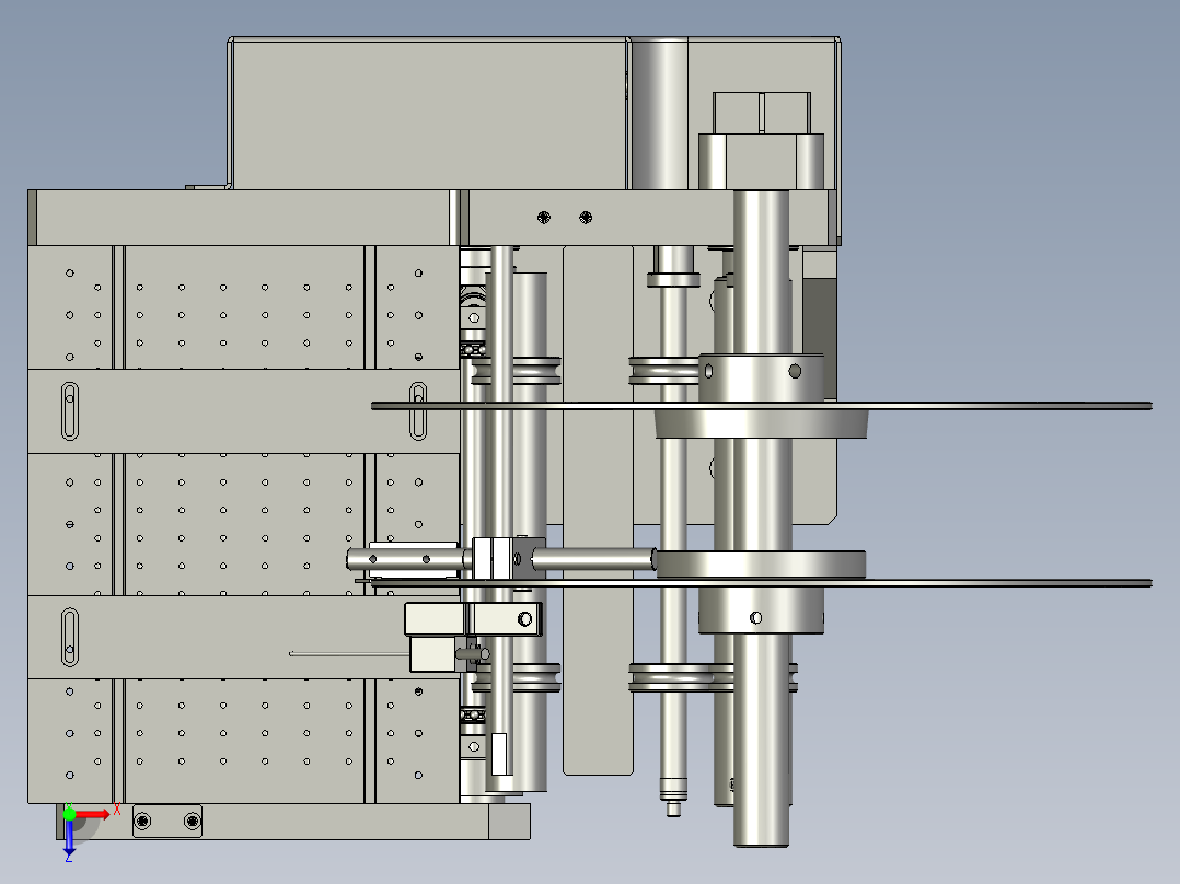 卷料组件俯视图