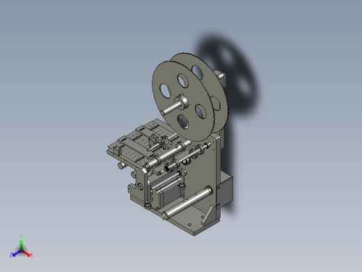 卷料组件正等轴测缩略图