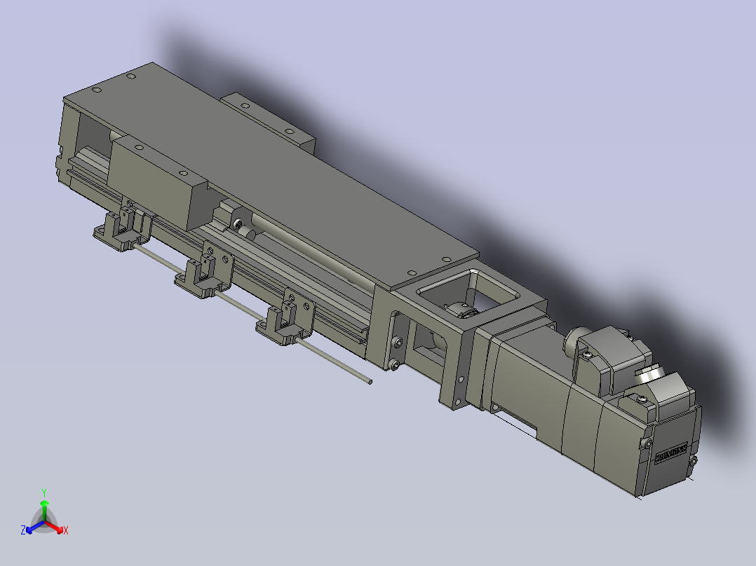 上银模组KK60-200组件-2022080101080501主视图