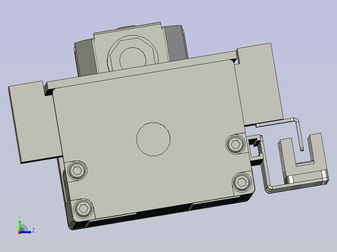 上银模组KK60-200组件-2022080101080501左视图