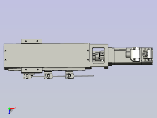 上银模组KK60-200组件-2022080101080501俯视缩略图