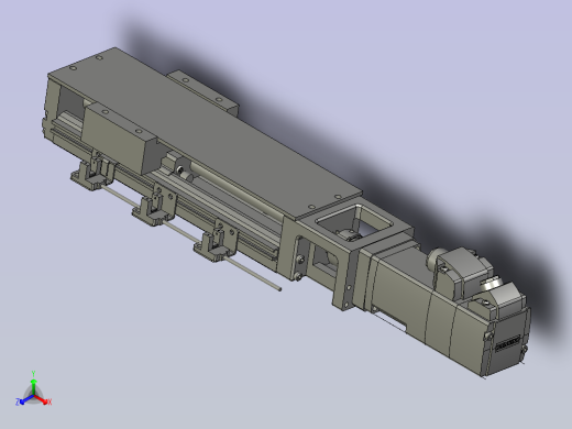 上银模组KK60-200组件-2022080101080501正等轴测缩略图