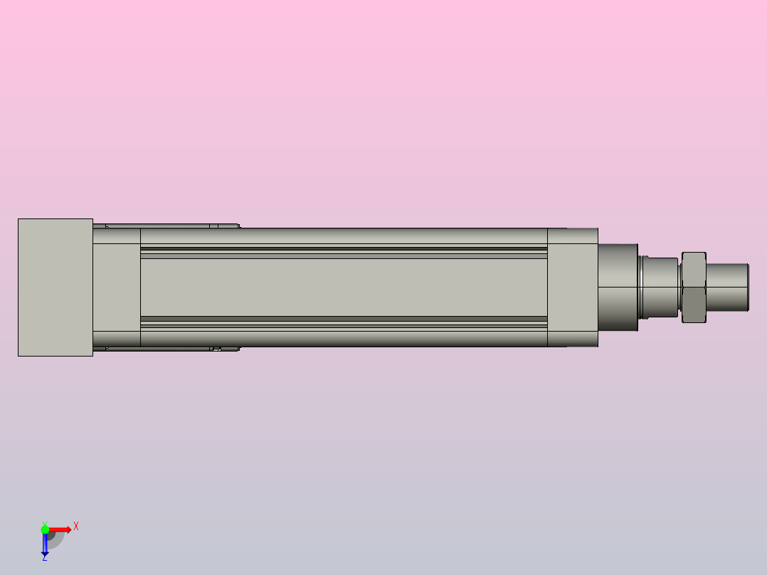 伺服电缸SOE63-L10-C-S150-P-A-P75-D3俯视图