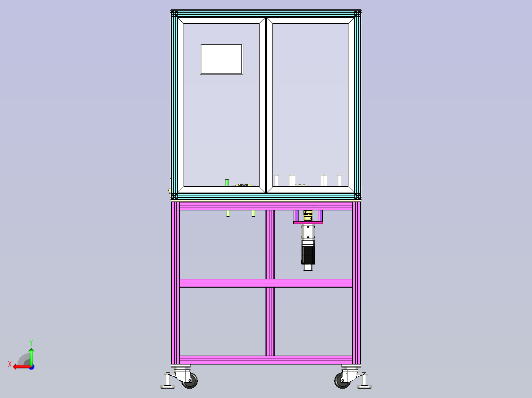 扎带送料机后视图