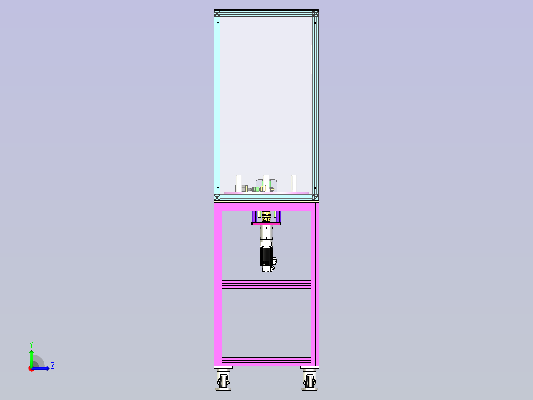 扎带送料机左视图