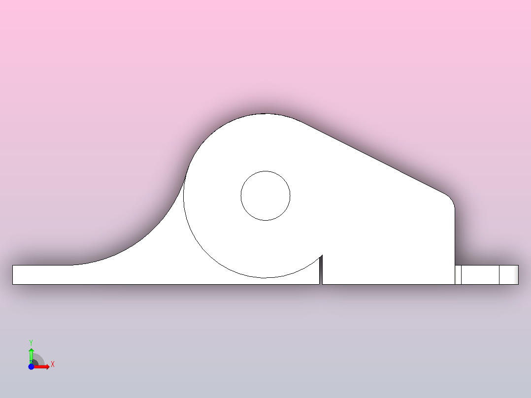 TMSDH 缓冲器铰链[TMSDH3-L]前视图