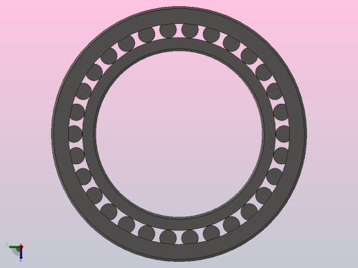 单内圈四列圆柱滚子轴承FC型_FC 3046156右视缩略图