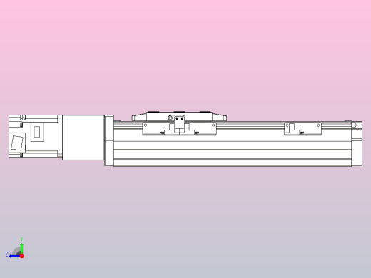 滚珠丝杠直线轴内置导轨TPA-GCR-80-1610C-L150-M-M20-N3右视缩略图