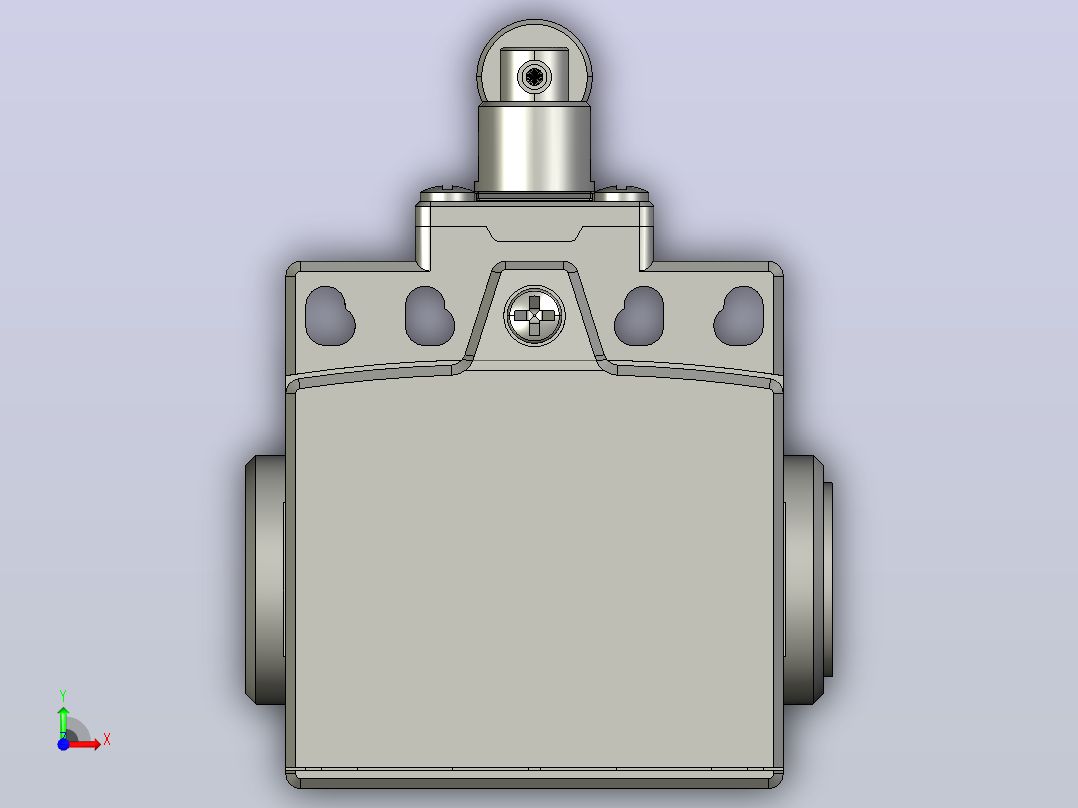 NKX3-12_KM1行程开关三维模型202011前视图