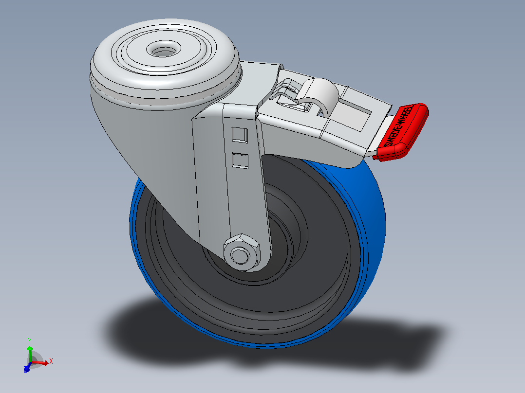 Wheel-5812005433DS-Swede-Wheel脚轮主视图