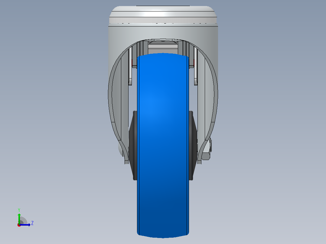 Wheel-5812005433DS-Swede-Wheel脚轮左视图