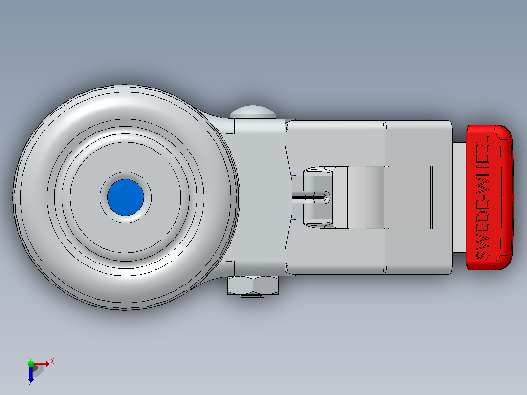 Wheel-5812005433DS-Swede-Wheel脚轮俯视图