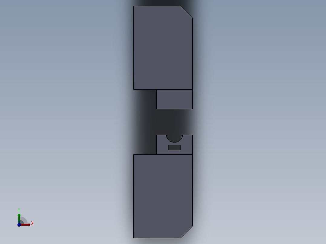 转盘机夹具前视图