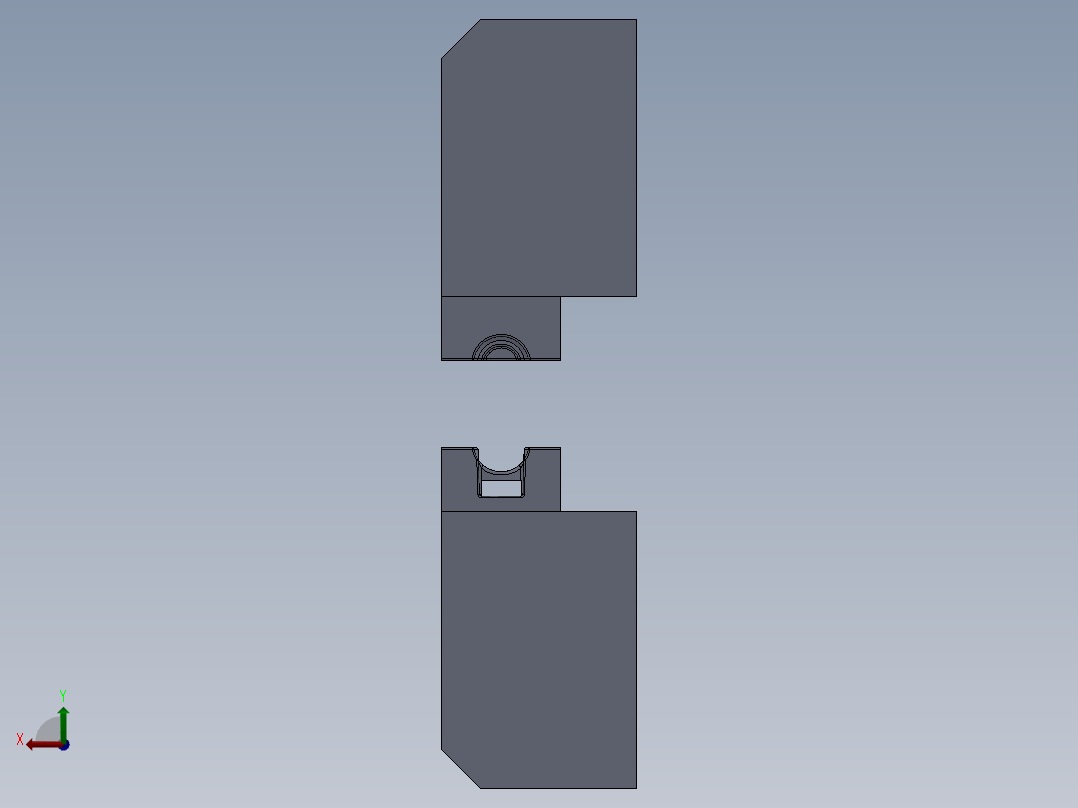 转盘机夹具后视图