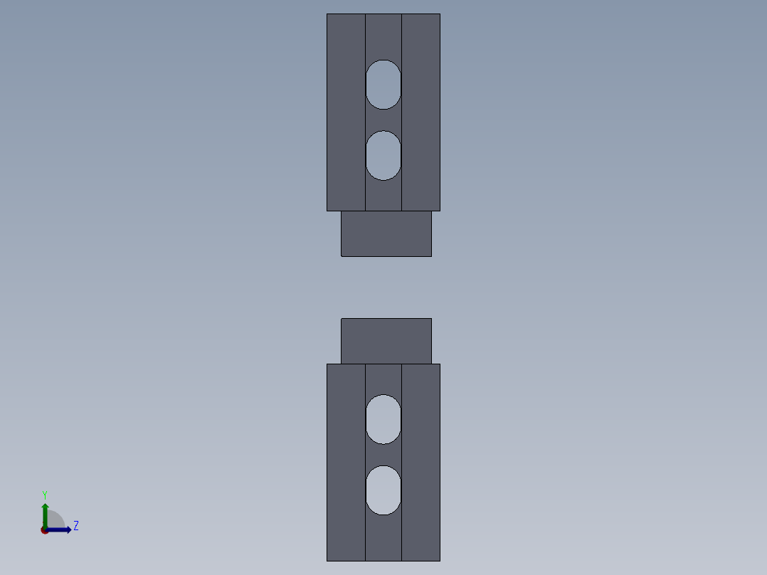 转盘机夹具左视图