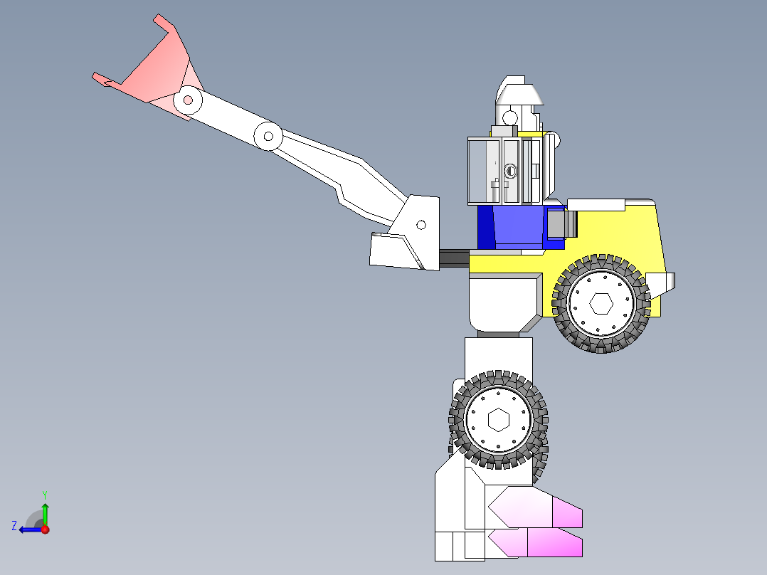 变形金刚改进后右视图