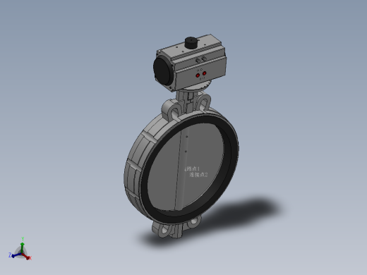 对夹式气动蝶阀-316L DN50-DN400