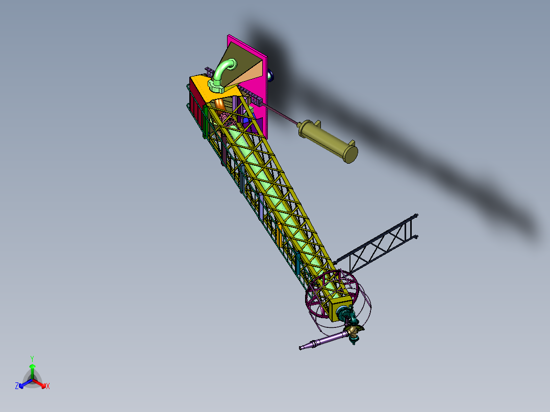 灭火送水消防管塔