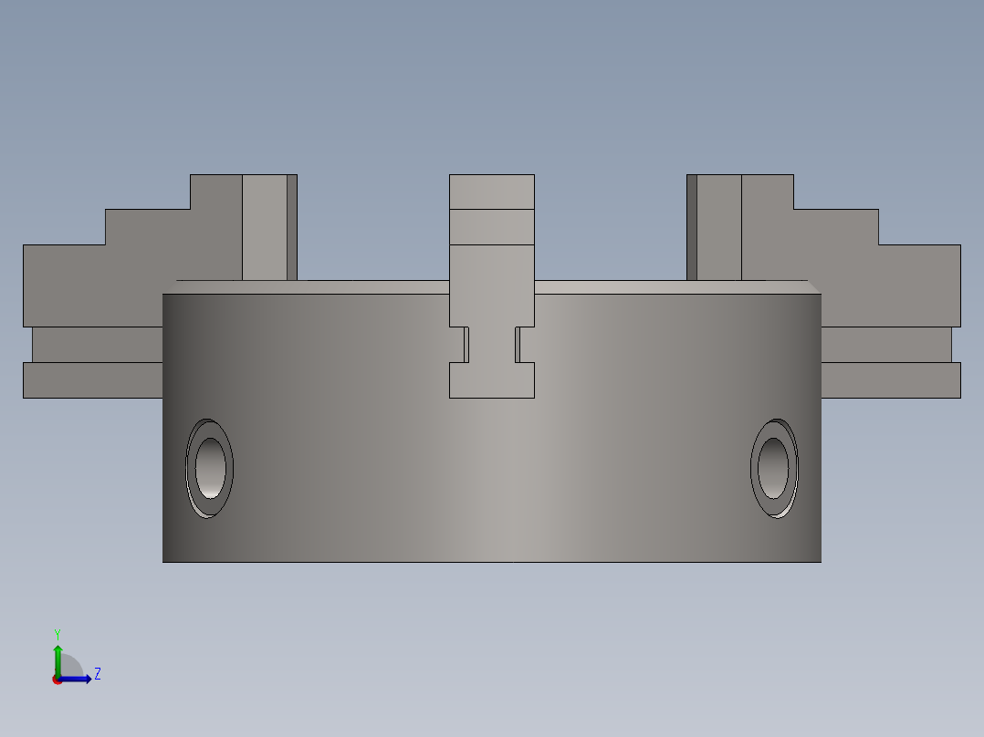 design-lathe-chuck-in-solidworks-assembly-1.snapshot.1左视图
