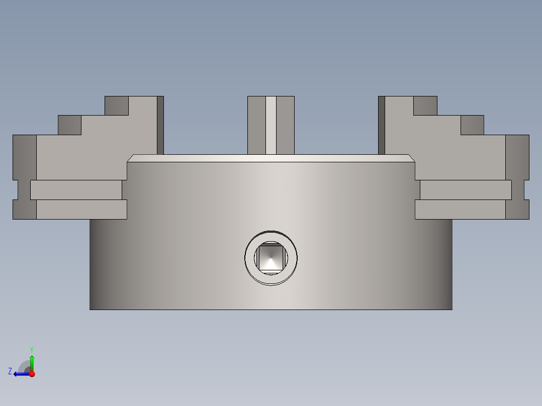 design-lathe-chuck-in-solidworks-assembly-1.snapshot.1右视图