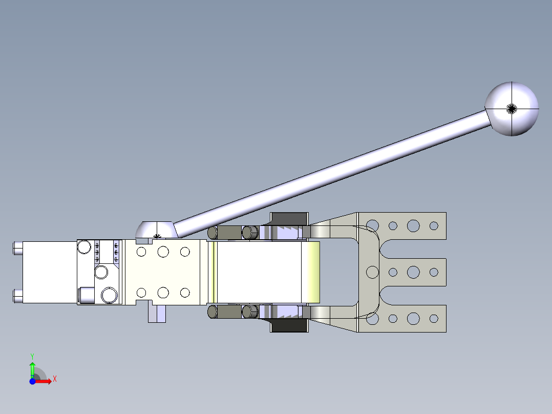 德克斯TUNKERS气缸数模MK_MK2 50.1 A10_A11_A12前视图