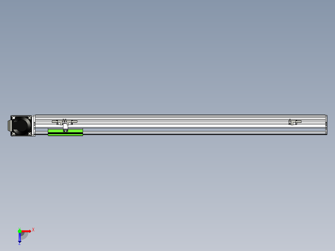 同步带滑台-半封闭B10-L90-S700-R-P40-D3俯视图