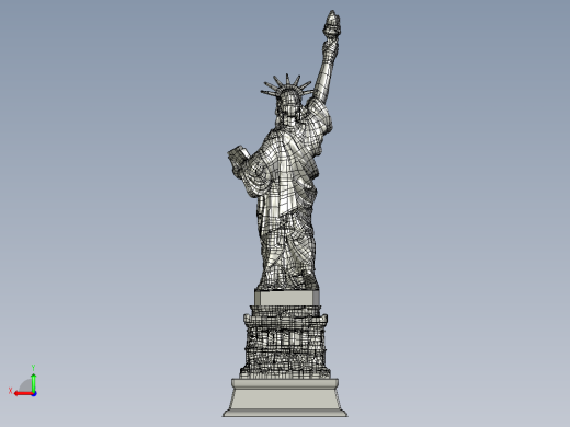 自由女神像迷你新奇雕像后视缩略图