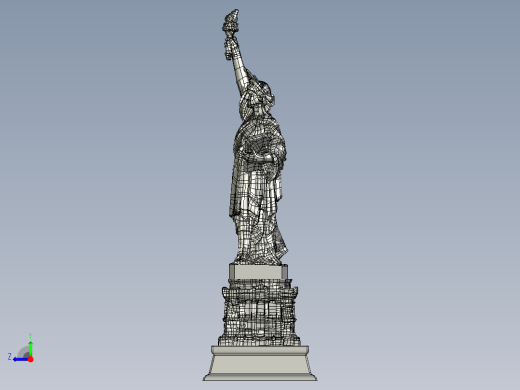 自由女神像迷你新奇雕像右视缩略图