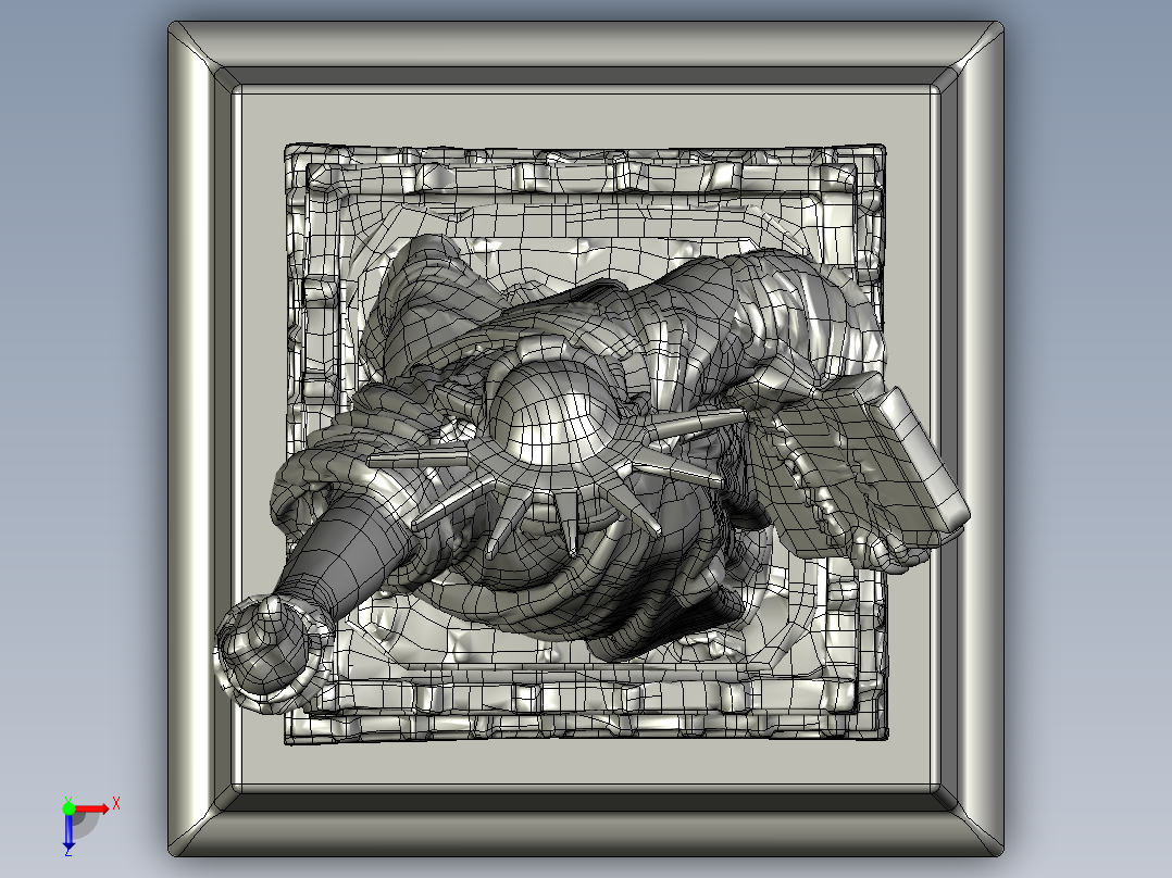 自由女神像迷你新奇雕像俯视图