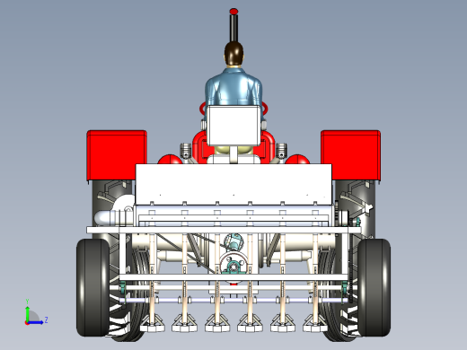 花生自动播种机左视缩略图