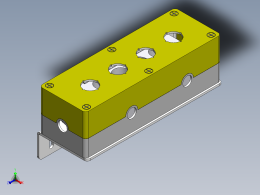 四孔按钮盒组件（天逸）