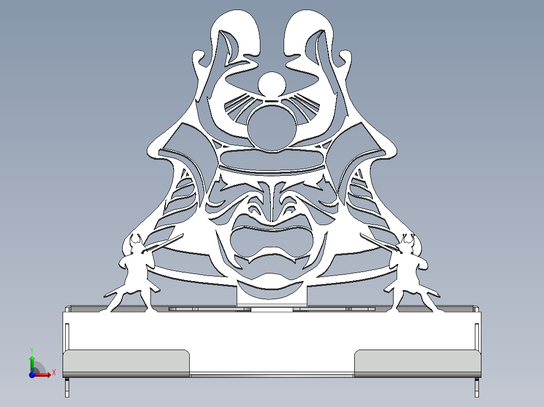 SBH-696969f 书架武士前视图