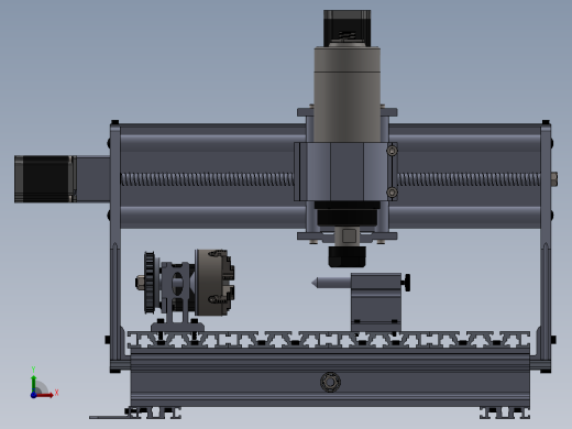 cnc迷你加工中心前视缩略图