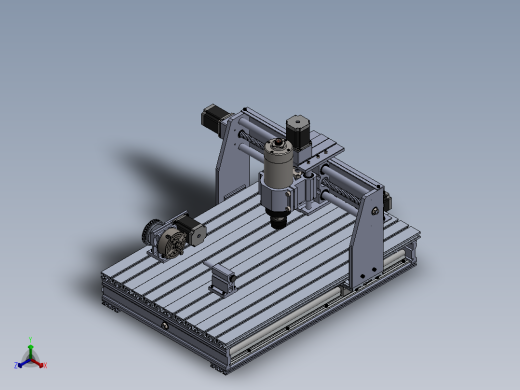 cnc迷你加工中心正等轴测缩略图