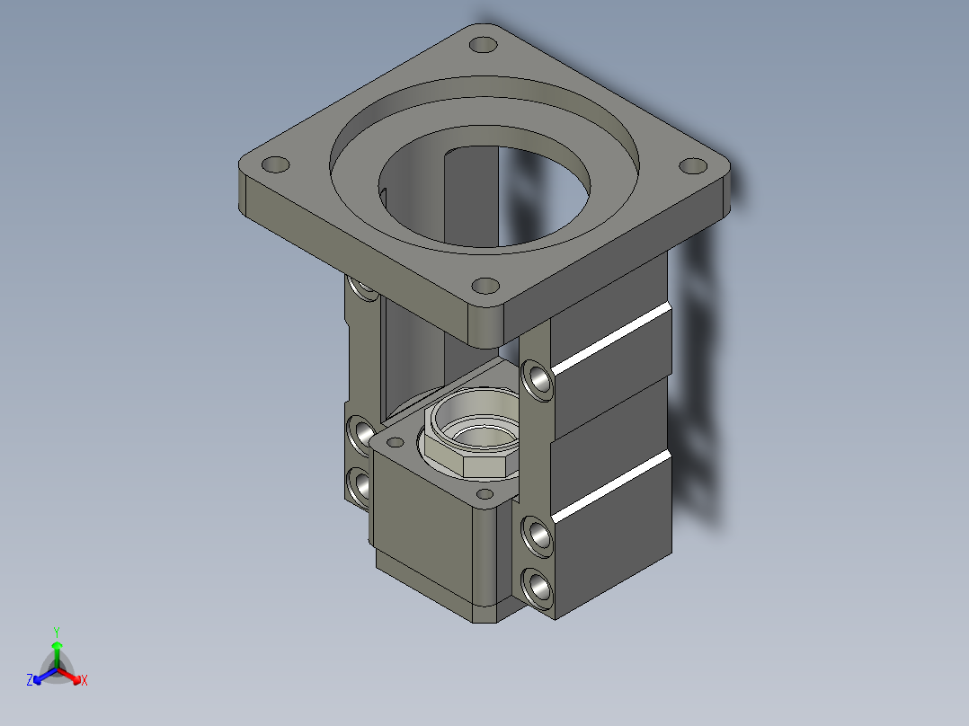 HM15-86 - 滚珠丝杠 SFU1605 SFU2005 SFU2505 的轴承和步进支架