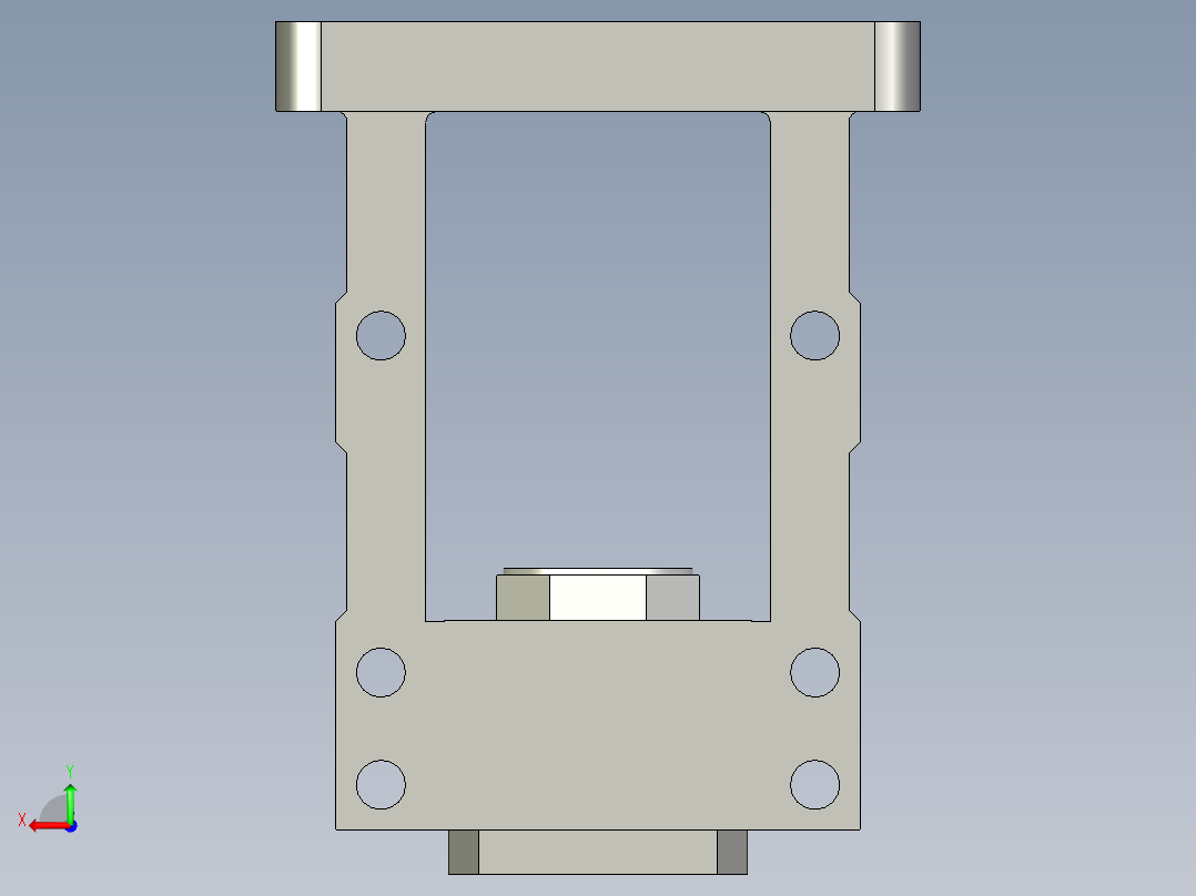 HM15-86 - 滚珠丝杠 SFU1605 SFU2005 SFU2505 的轴承和步进支架后视图
