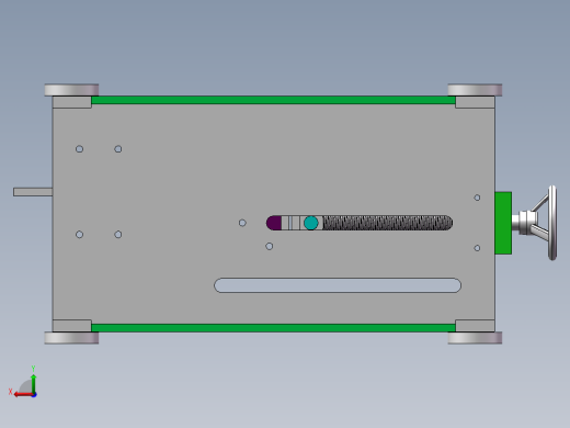 手动砂轮裁断机（sw18可编辑+工程图）后视缩略图