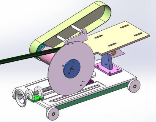 手动砂轮裁断机（sw18可编辑+工程图）缩略图