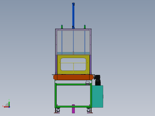 积放滚筒线sw18可编辑后视缩略图