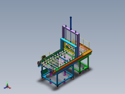 积放滚筒线sw18可编辑正等轴测缩略图