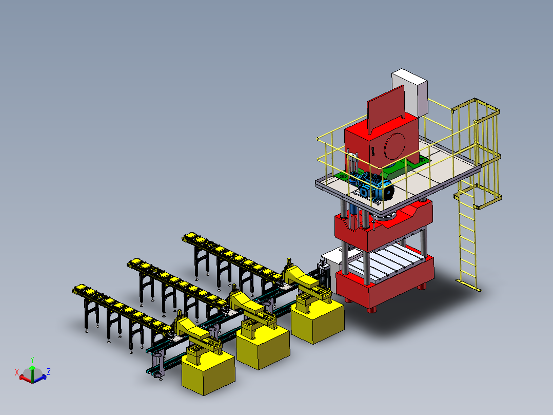 大吨位自动冲压生产线sw17可编辑