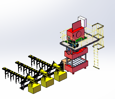 大吨位自动冲压生产线sw17可编辑