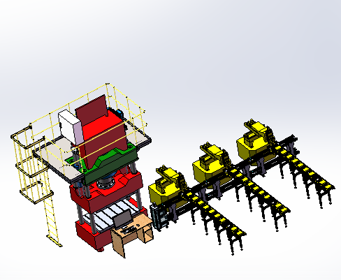 大吨位自动冲压生产线sw17可编辑